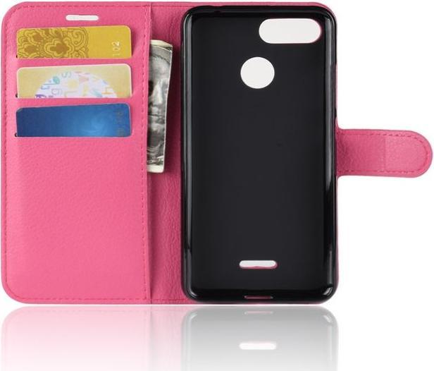 Actual product image MU Classic Litchi Leather Bookcover Series (Xiaomi Redmi 6)