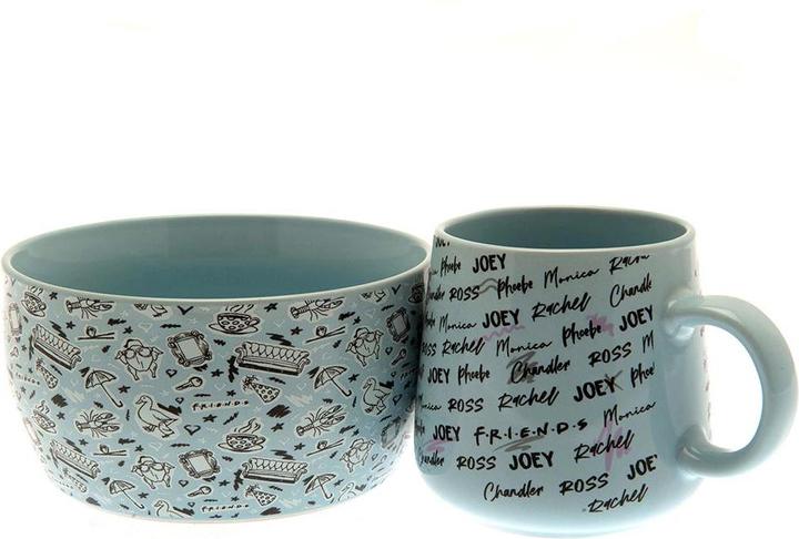 Immagine prodotto Friends Set colazione Scribble in ceramica (0.39 l, 1 x)