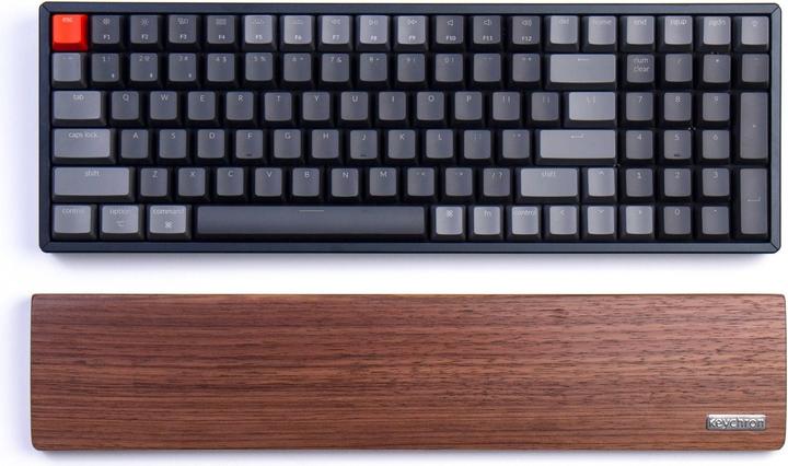 Actual product image Keychron K4 Walnut Wood Palm Rest