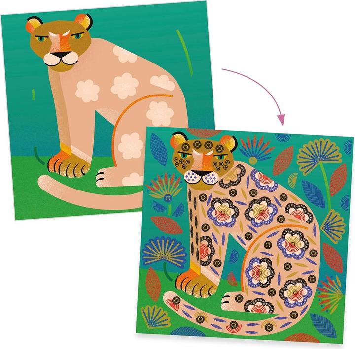 Immagine prodotto Djeco Modelli di francobolli e animali