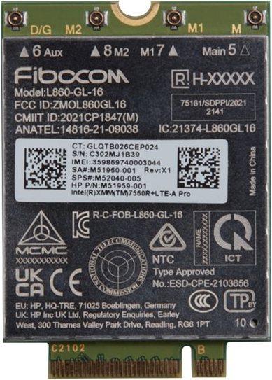 Actual product image HP XMM 7560 R+
