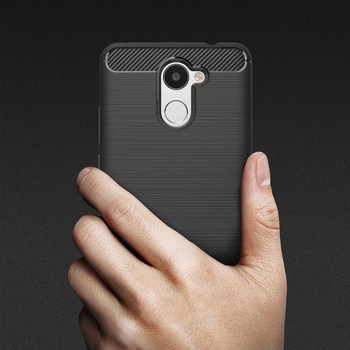 Produktbild König Design Huawei Y7 Prime Hülle Case Handy Cover Schutz Tasche Schutzhülle Bumper Blau (Huawei Y7 Prime (2017))