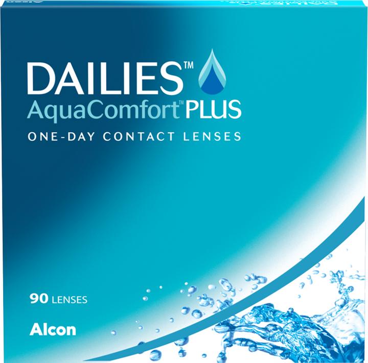 Actual product image Dailies AquaComfort Plus 90 (90 Piece, Daily lens, Spherical)