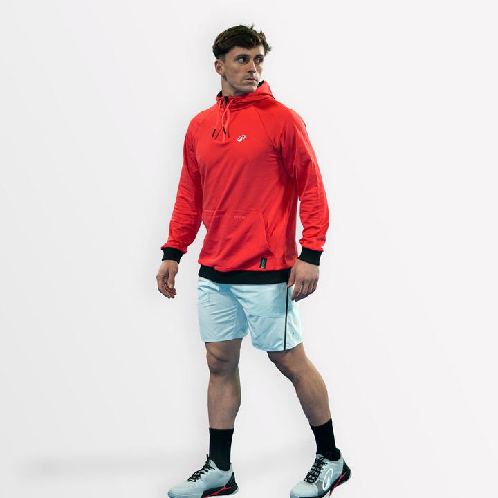 Image du produit Kuikma Sweat de padel technique avec capuche homme - pro rouge (XL)