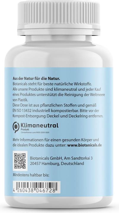 Nutritional values and ingredients Biotanicals Omega 3 (120 Piece, Capsules, 100 g)