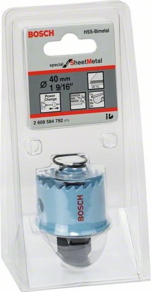 Image du produit Bosch Professional Zubehör Scie cloche Special Sheet Metal, 40 mm, 1 9/16 pouce (40 millimètres)