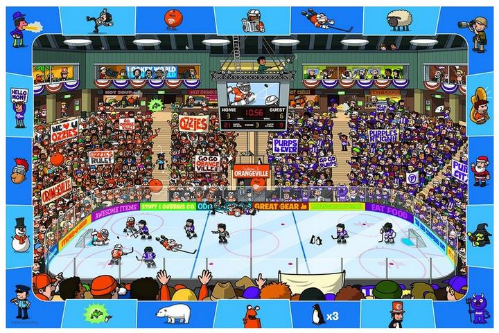 Actual product image Eurographics Ice hockey: Search and find (100 pieces)