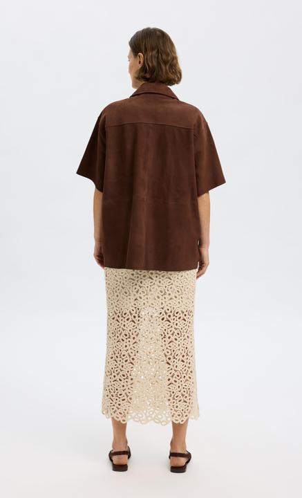 Image du produit Selected Femme 100% Wildleder Kurzarmhemd (42)