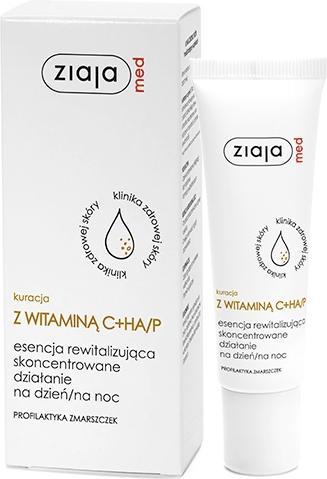 Actual product image Ziaja Dermatological Treatment Revitalising Day And Night Essence - Daily Face Cream (30 ml, 24h cream)