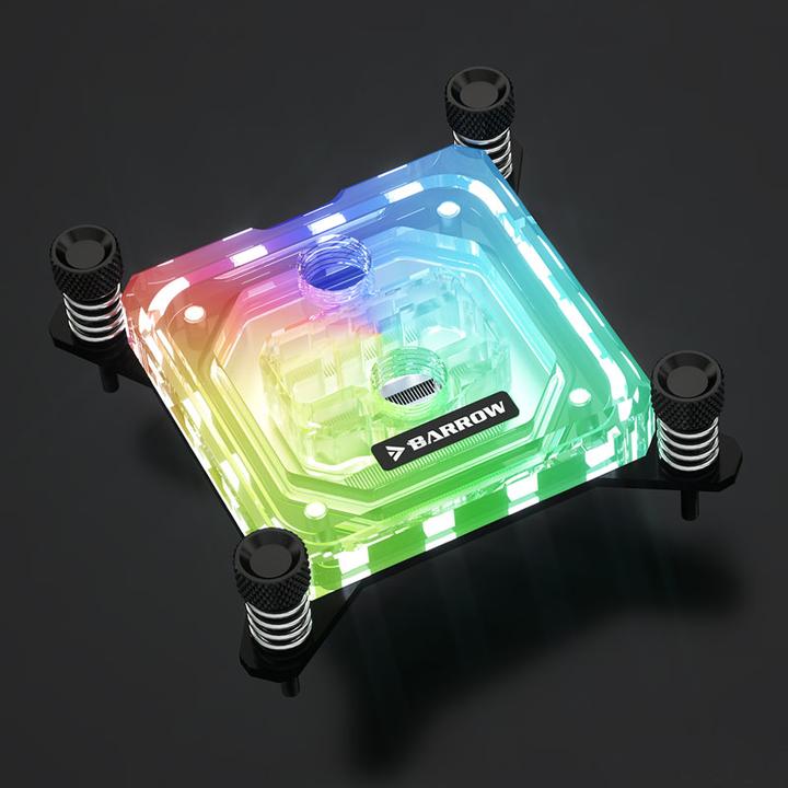 Immagine prodotto Barrow Intel CPU water block RGB, acrilico - nero