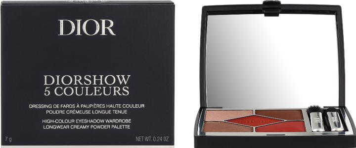 Actual product image Dior Diorshow 5 Coul Couture Eyeshad 673 Int23 (673 Red Tartan)