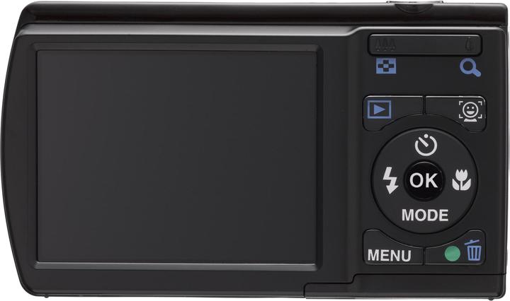 Produktbild Pentax Optio E80, 10MPixel, 3x opt. Zoom, HD-Movies, Schwarz (1/2,3'')