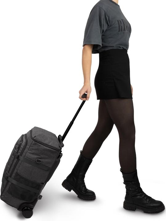 Actual product image Normani Hand luggage backpack with trolley function + small backpack - 9229 (45 l)