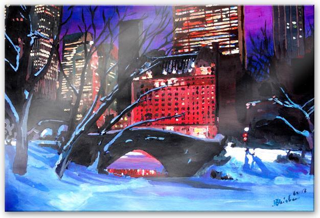 Immagine prodotto Trenddeko Central Park in inverno (100 x 70 cm)
