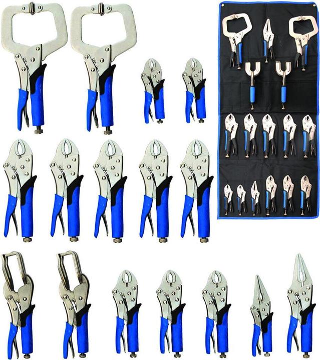 Actual product image BGS Body grip pliers set (185 mm)
