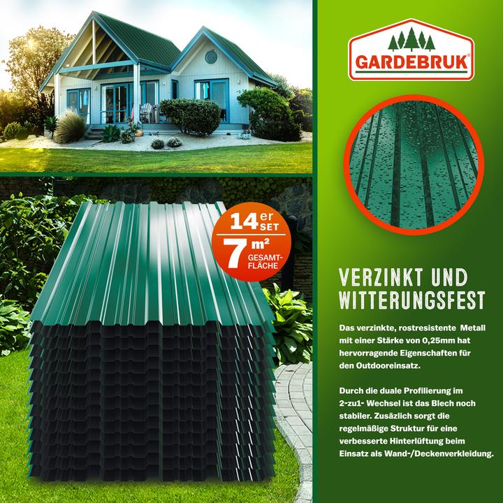Produktbild Gardebruk 14x Trapezbleche