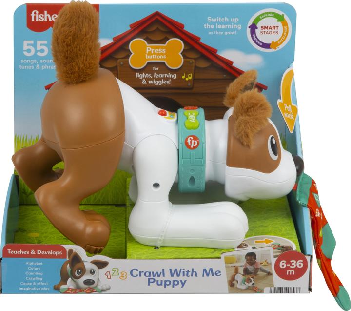 Actual product image Fisher-Price Crawling Dog Bello