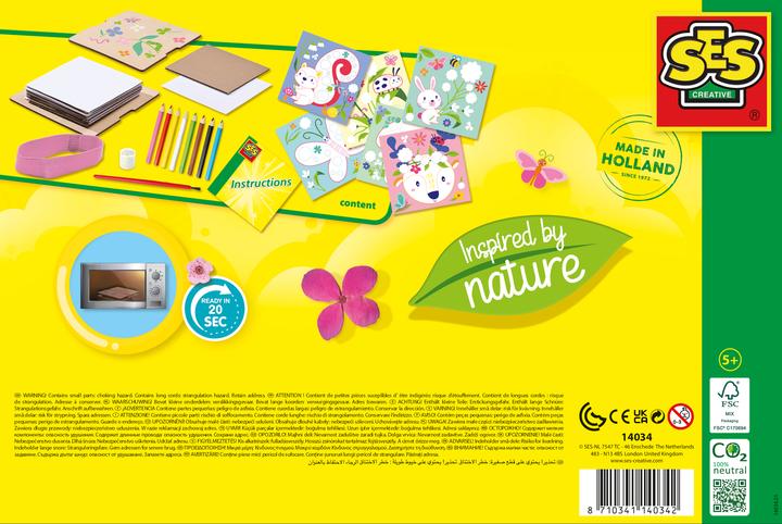 Actual product image Ses Creative Craft Set Flower Press Inspired by nature