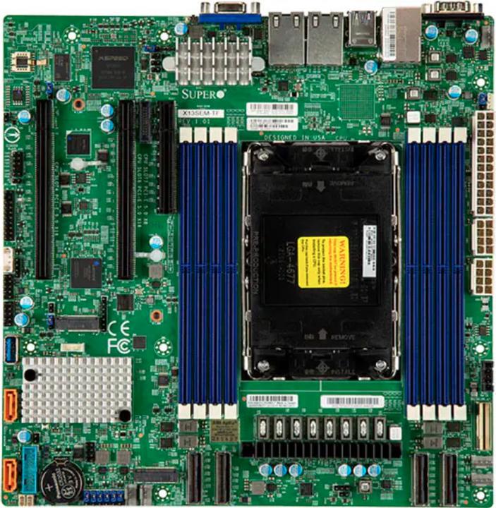 Immagine prodotto Supermicro Scheda madre X13SEM-TF (confezione retail) (LGA 4677, Intel C741, ATX)