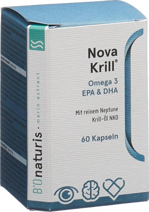 Immagine prodotto Novakrill Capsula di olio di krill 500 mg (60 Pezzo/i, Pillole, 70 g)