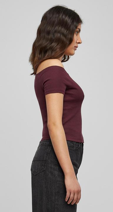 Produktbild Urban Classics Ladies Off Shoulder Rib Tee (XS)