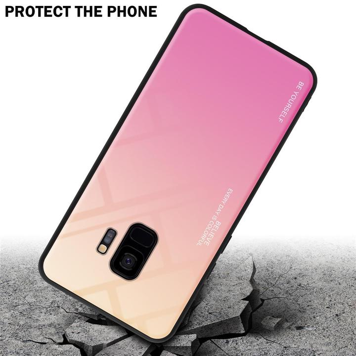 Produktbild Cadorabo TPU 2 Farben Glas Cover (Samsung Galaxy S9+)