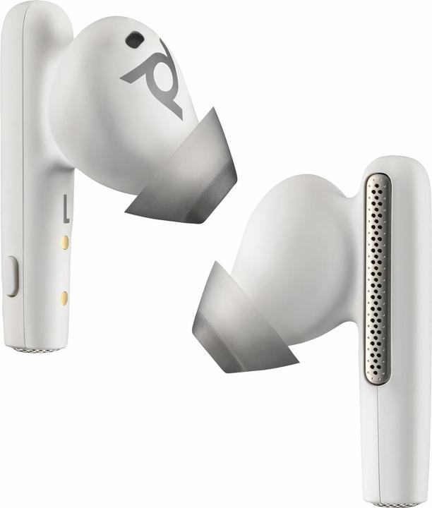 Produktbild Poly Voyager Free 60+ UC M White Sand Earbuds (ANC, 8 h, Kabellos)