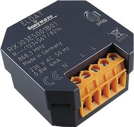 Actual product image Eldat RXJ03E5001B01-23K Easywave 868 MHz 230V cascadable flush-mounted repeater