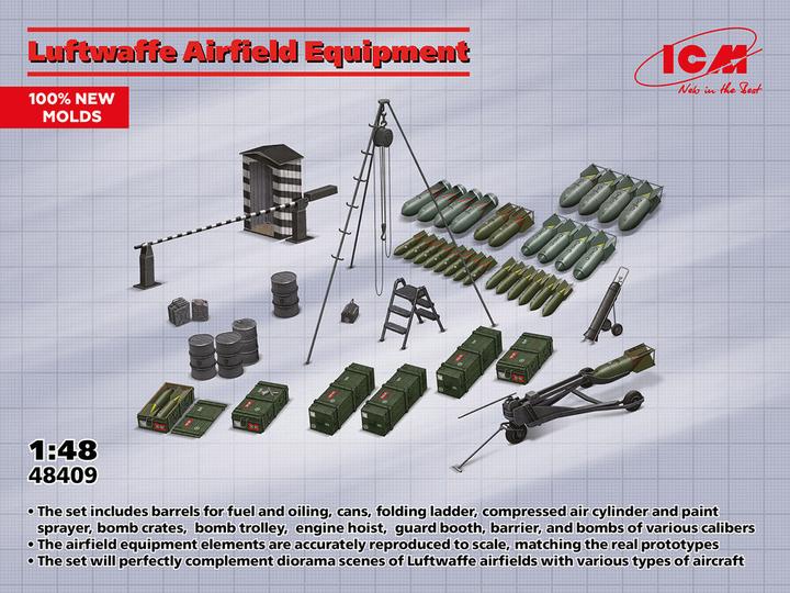 Produktbild ICM LW Airfield Equipment (100% new molds)