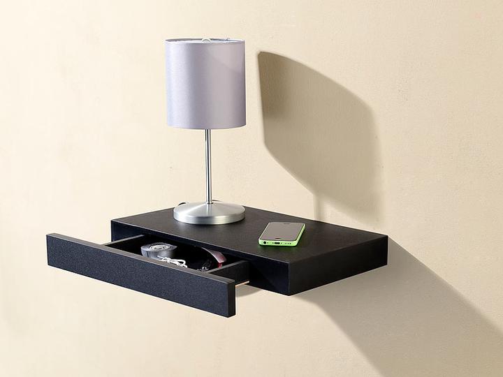 Produktbild Carlo Milano Wandregal mit versteckter Schublade (40 x 5 x 25 cm)