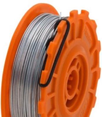 Actual product image TJEP Binding wire 40 rolls Ultra Grip, galvanised, 0.8mm x 100m