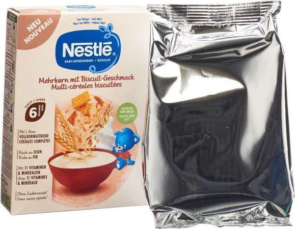 Produktbild Nestlé Baby-Getreidebrei Mehrkorn mit Biscuit-Geschmack (220 g)