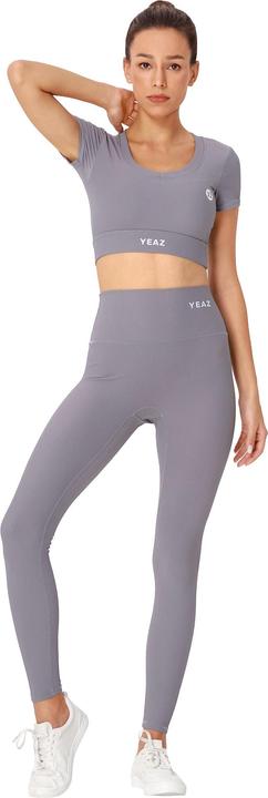 Produktbild Yeaz CLUB LEVEL SET Short Top Leggings L (Grey) (L)