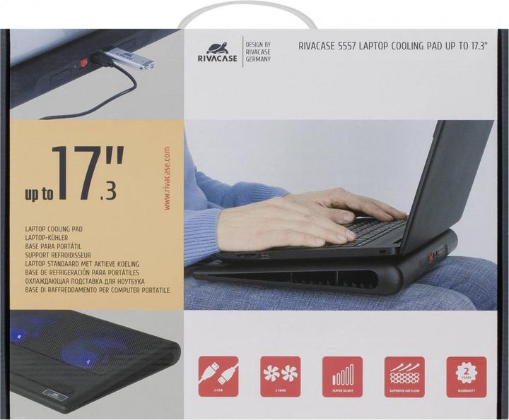 Image du produit Rivacase 5557 pad de refroidissement jusqu'à 17.3