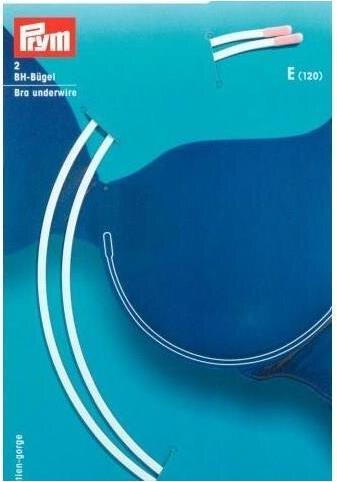 Produktbild Prym BH-Bügel, weiss Grösse E (120), Karte 2 Stk.