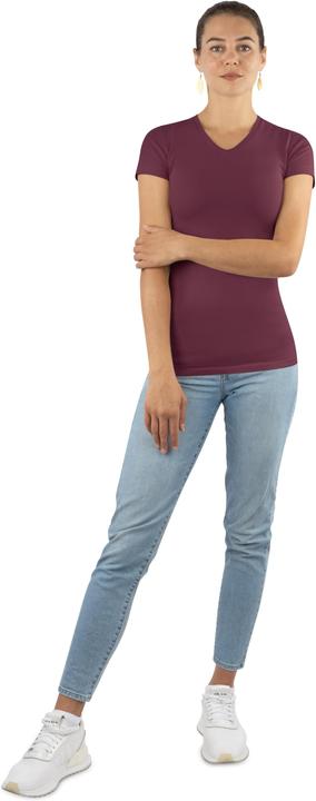 Produktbild Normani Figurbetontes T-Shirt mit V-Ausschnitt Siena (S)