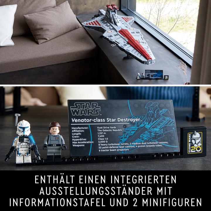 Actual product image LEGO UCS Venator-class Republic Attack Cruiser (75367, LEGO Star Wars, LEGO Rare Sets)