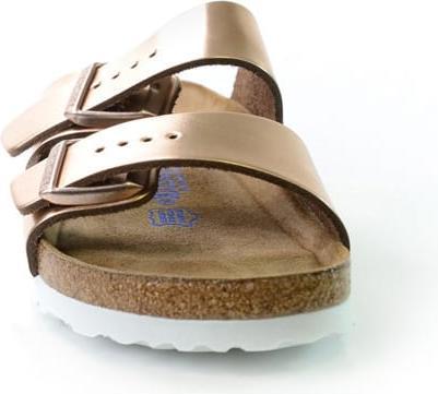 Actual product image Birkenstock Arizona Soft Bedding Natural Leather Narrow (41)