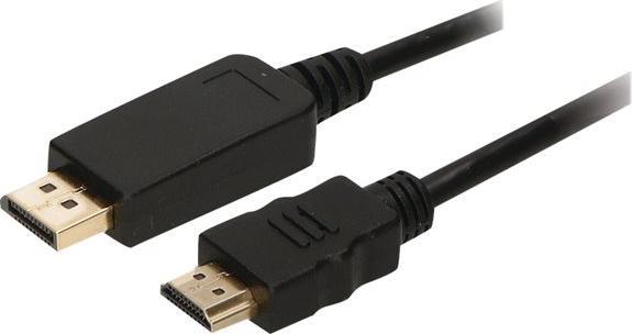 Produktbild 2-Power Displayport to HDMI Cable - 1 Metre (1 m)