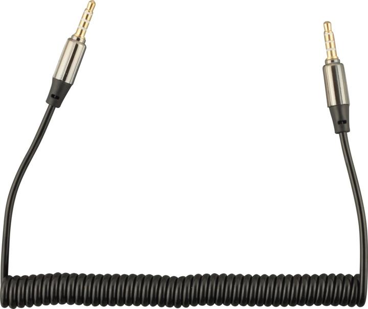 Image du produit PhoneLook Câble musique à double prise Connecteur jack 3,5 mm AUX extensible Noir