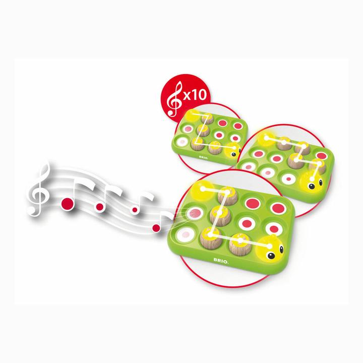 Produktbild Brio Musical Caterpillar (Deutsch, Spanisch, Französisch, Norwegisch, Tschechisch, Polnisch, Niederländisch, Finnisch, Japanisch, Dänisch, Schwedisch, Italienisch, Portugiesisch, Englisch, Slowakisch)
