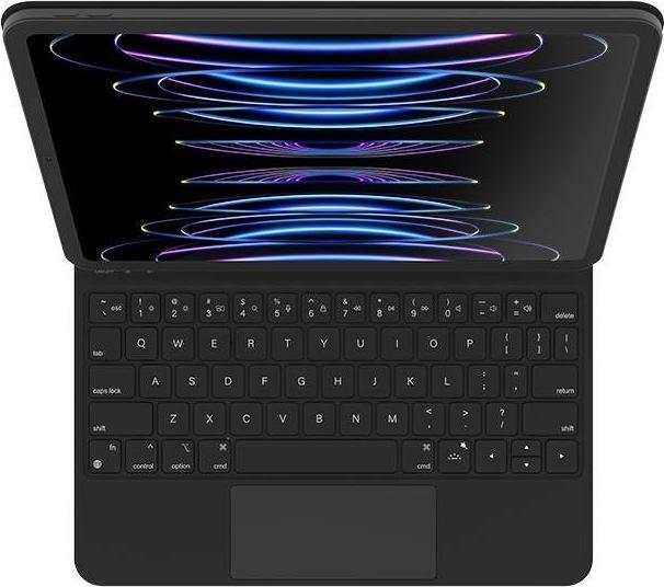 Immagine prodotto JCPAL FolioKeys Pro Custodia con tastiera sottile e trackpad per iPad Pro 12,9 pollici (4-6 (Ing. Int.)