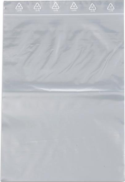 Actual product image Master'In Zip pocket 250x350mm 1000 pieces/pack - (1000 pcs.) (1000 Piece)