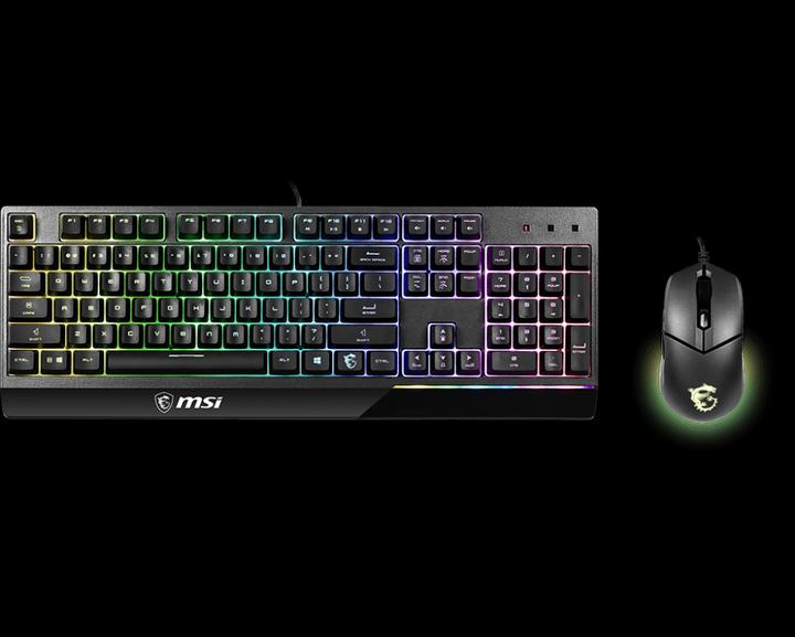 Actual product image MSI Vigor GK30 Combo (DE, Cable)