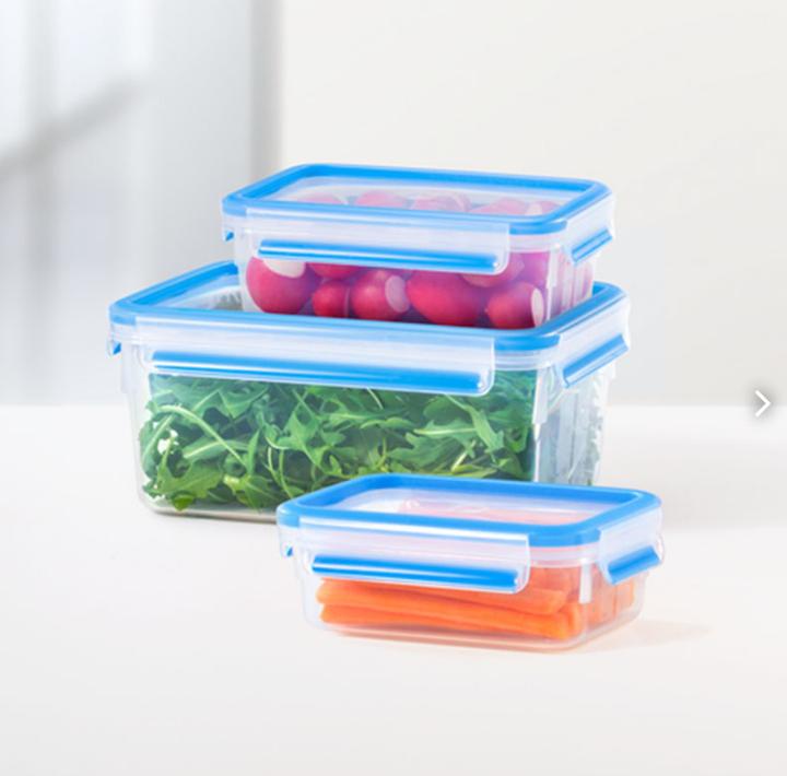 Actual product image Emsa Clip & Close storage container 2.2 l, red (2.20 l)