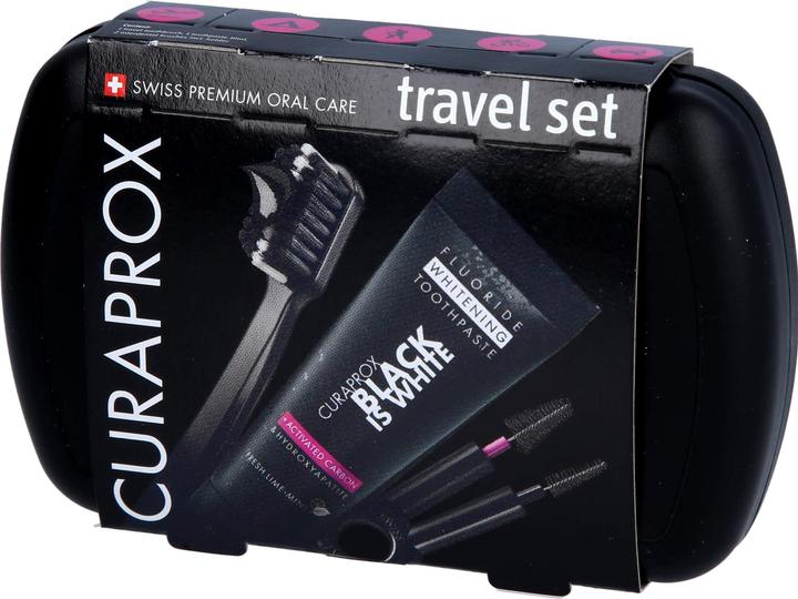 Produktbild Curaprox Travel Set Black is White (Weich, 1 x)