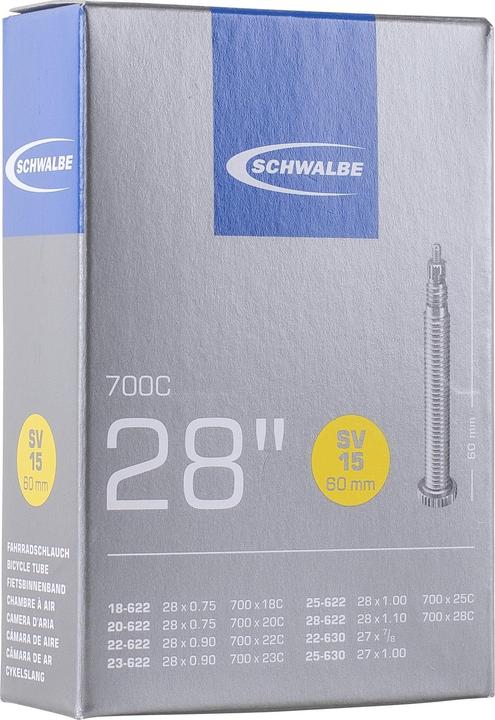 Immagine prodotto Schwalbe Sv15 (Presta (SV), 28", 60 mm)