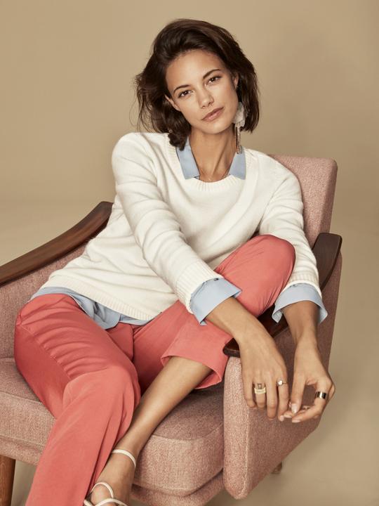 Image du produit Vila Pull en tricot à col ras du cou (XXL)