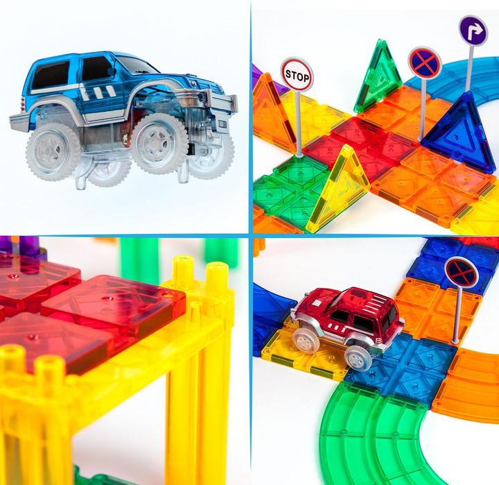 Produktbild PicassoTiles Race Car Track Set