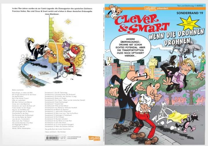 Image du produit Clever und Smart Sonderband 19: Wenn die Drohnen dröhnen (Allemand, Francisco Ibáñez, 2024)